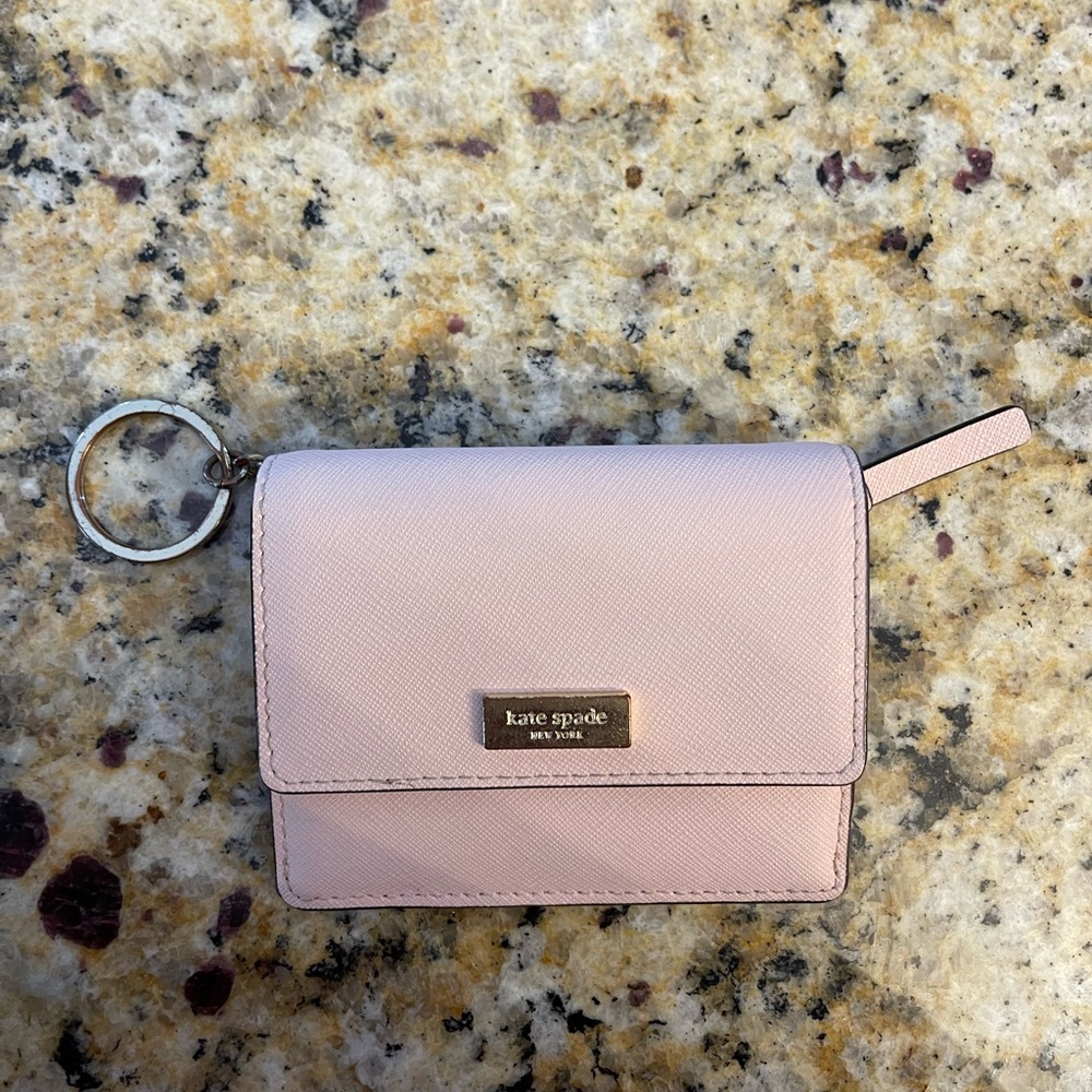 Light Pink Kate Spade Keychain Wallet